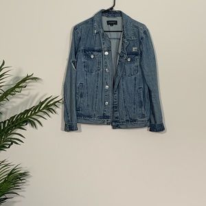 Distressed PacSun blue denim jacket
